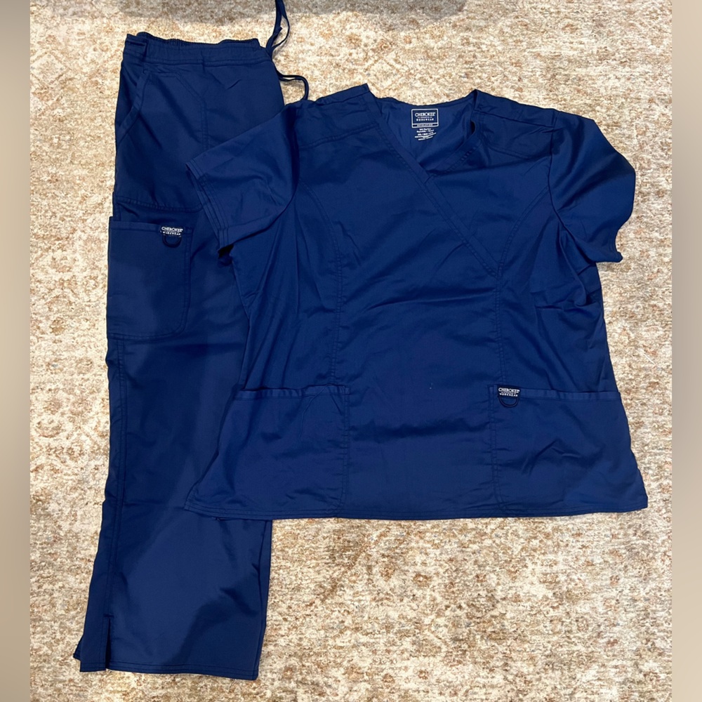 Cherokee Navy Scrub Set